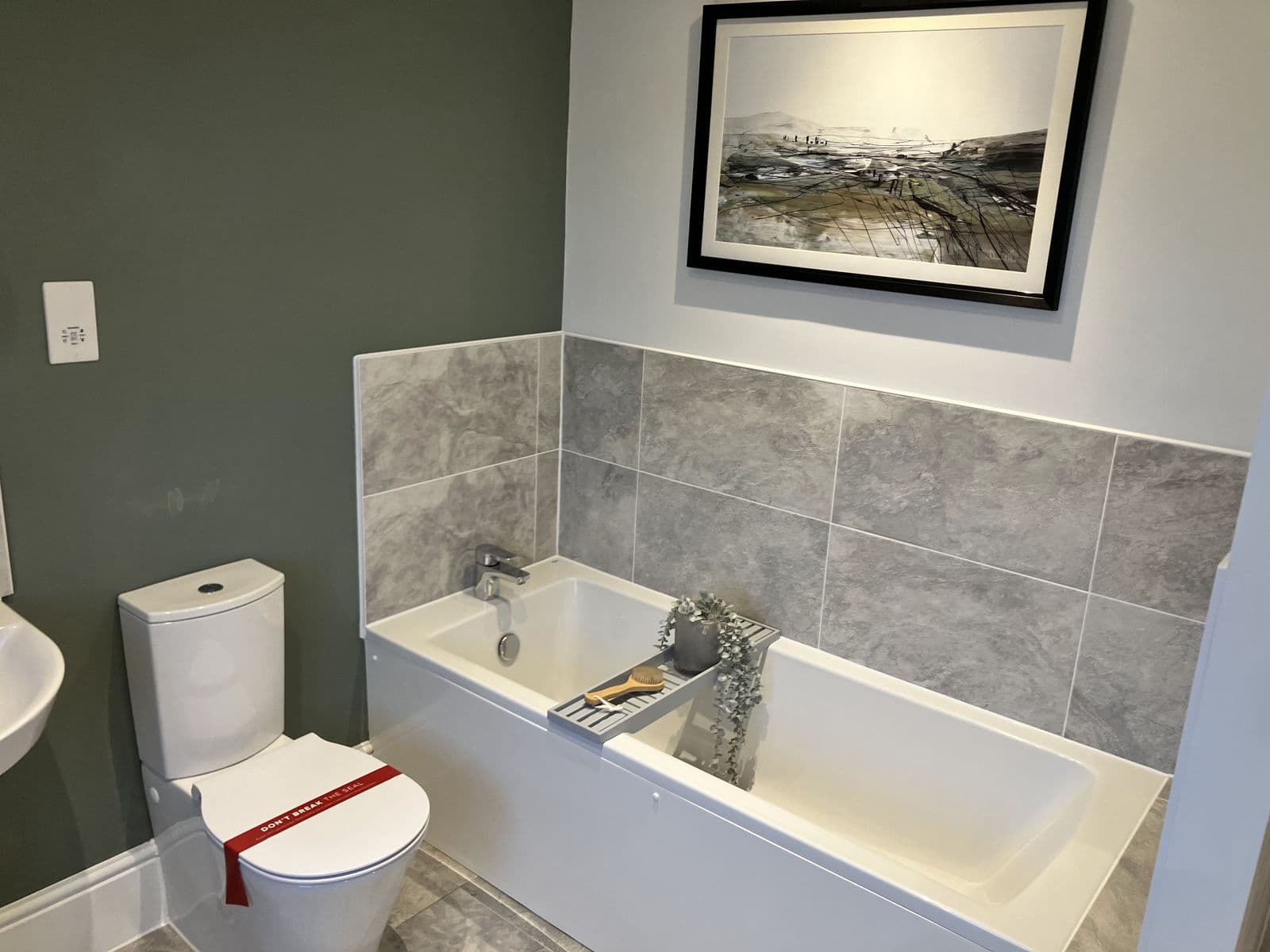 Completed bathroom renovation - cloakroom WC suite