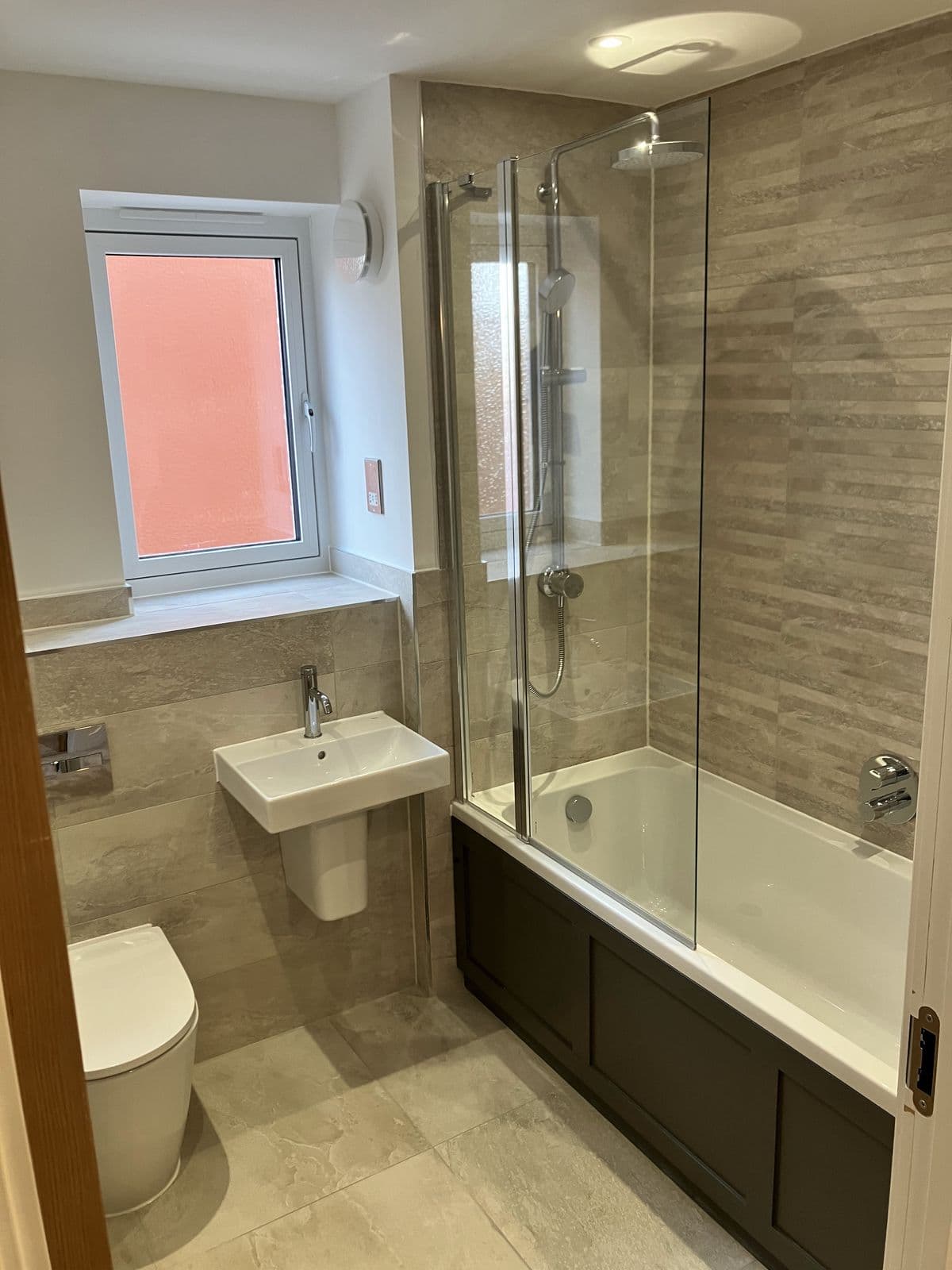 Recent Maycor bathroom project - bathroom window with natural light