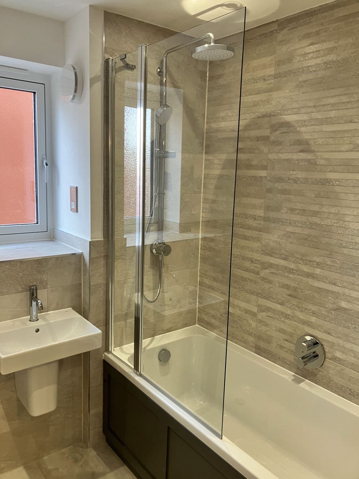 Recent Maycor bathroom project - matt black fixtures and fittings