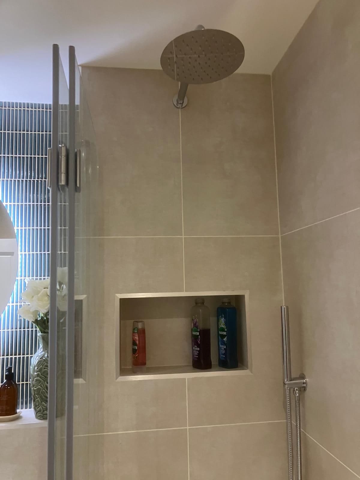 London bathroom refurbishment - vanity unit with countertop basin