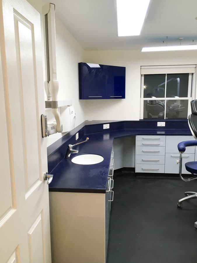 Dentist refurbishment — practice interior